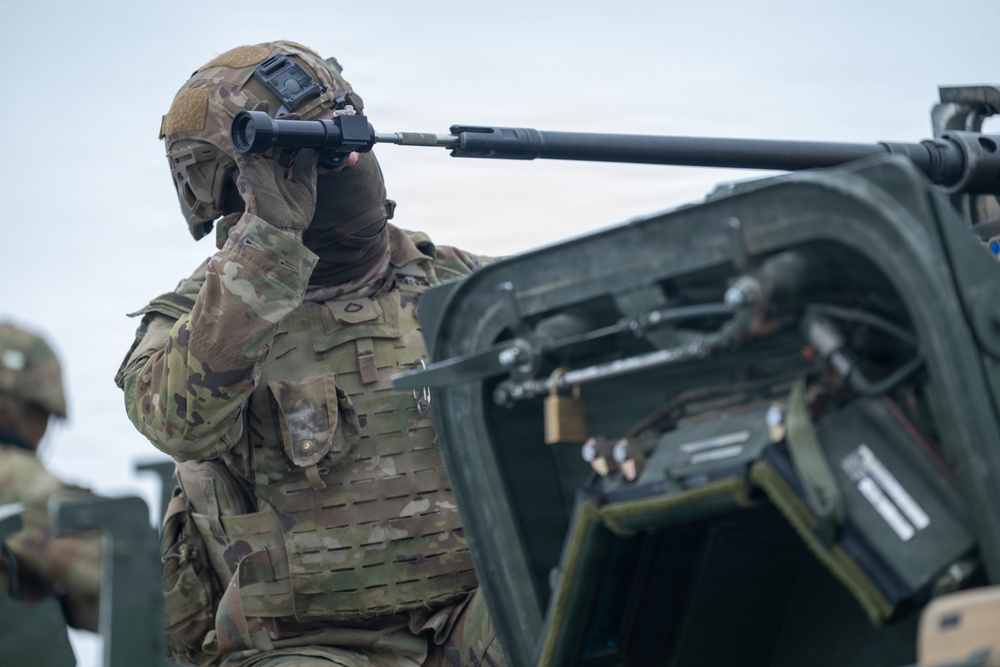 Alpha Troop, 1st Squadron, 2nd Cavalry Regiment Conducts Gunnery Training