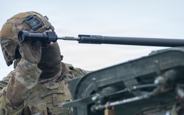 Alpha Troop, 1st Squadron, 2nd Cavalry Regiment Conducts Gunnery Training