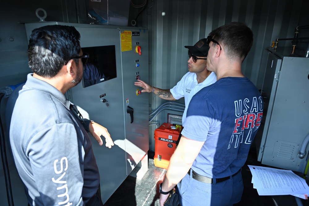 Firefighters Practice Domestic Fire Response in Italy