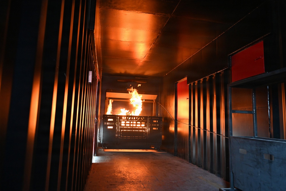 Firefighters Practice Domestic Fire Response in Italy