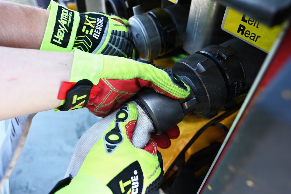 Firefighters Practice Domestic Fire Response in Italy