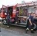 Firefighters Practice Domestic Fire Response in Italy
