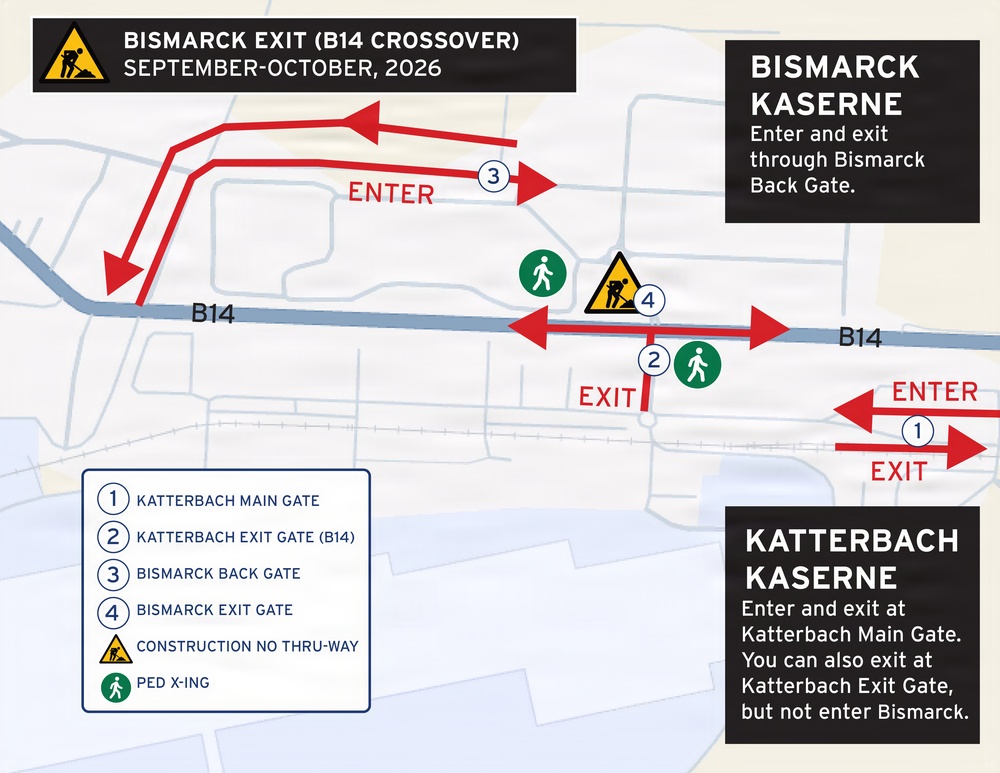 Construction Detour - Bismarck Exit