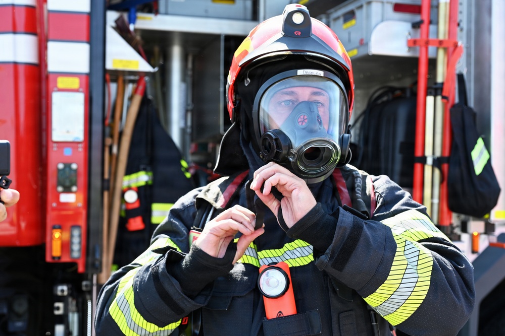 Firefighters Practice Domestic Fire Response in Italy