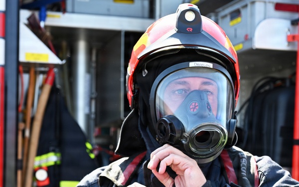 Firefighters Practice Domestic Fire Response in Italy