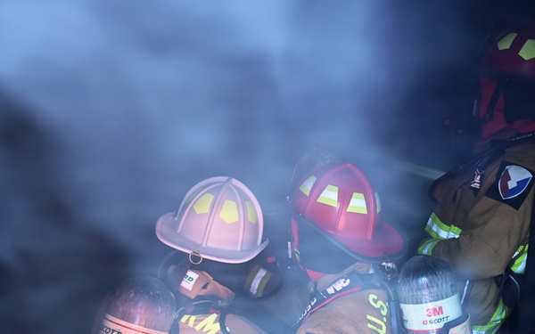Firefighters Practice Domestic Fire Response in Italy