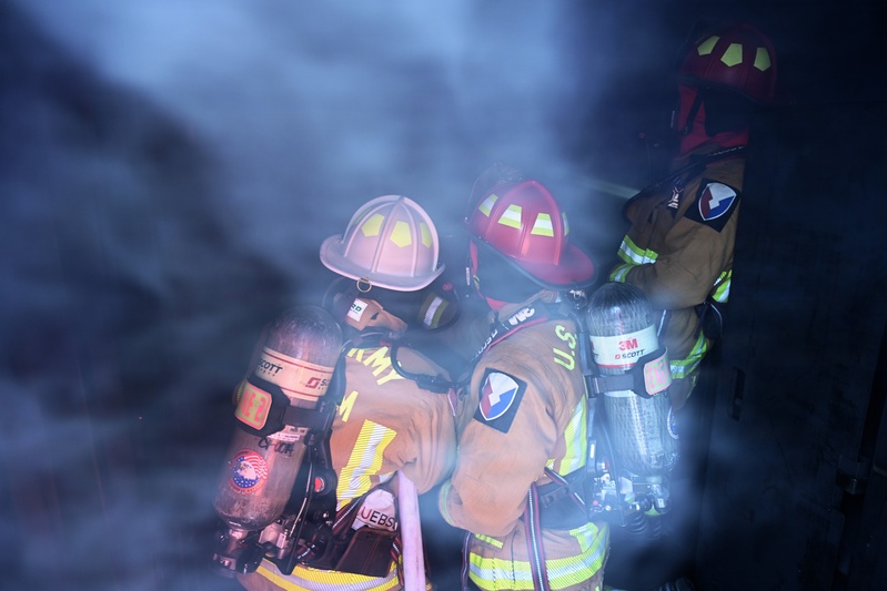 Firefighters Practice Domestic Fire Response in Italy