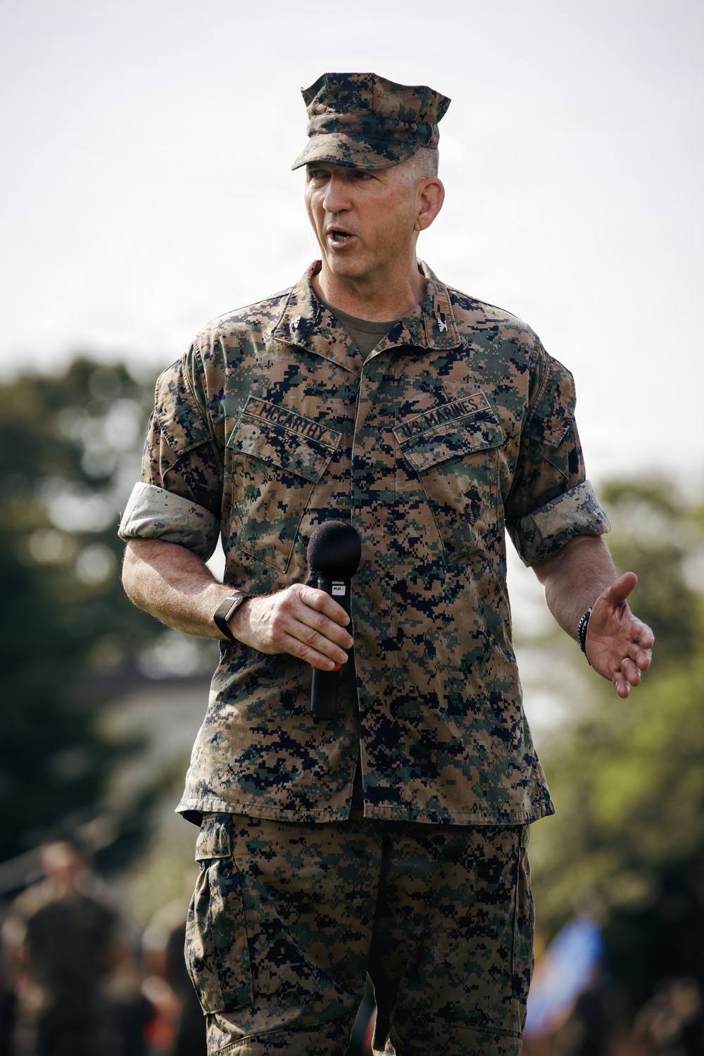 The Basic School change of command ceremony