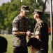 The Basic School change of command ceremony
