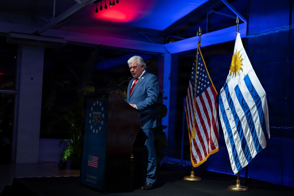102nd Army Band performs at America 250 celebration in Uruguay