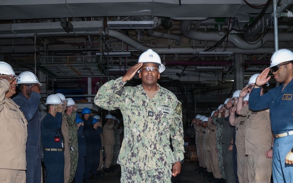 Ring Off Ceremony aboard USS Bataan (LHD 5)