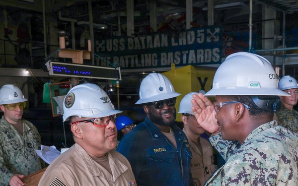 Ring Off Ceremony aboard USS Bataan (LHD 5)