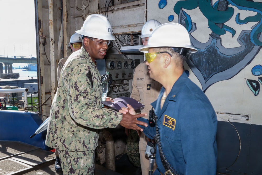 Ring Off Ceremony aboard USS Bataan (LHD 5)