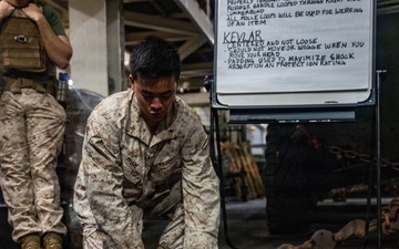 11th MEU Marines, Sailors Attend A Personal Protective Equipment Class Aboard USS Boxer