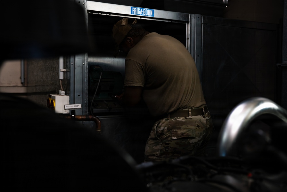 786th CES HVAC Airmen keep Ramstein mission-ready through summer heat