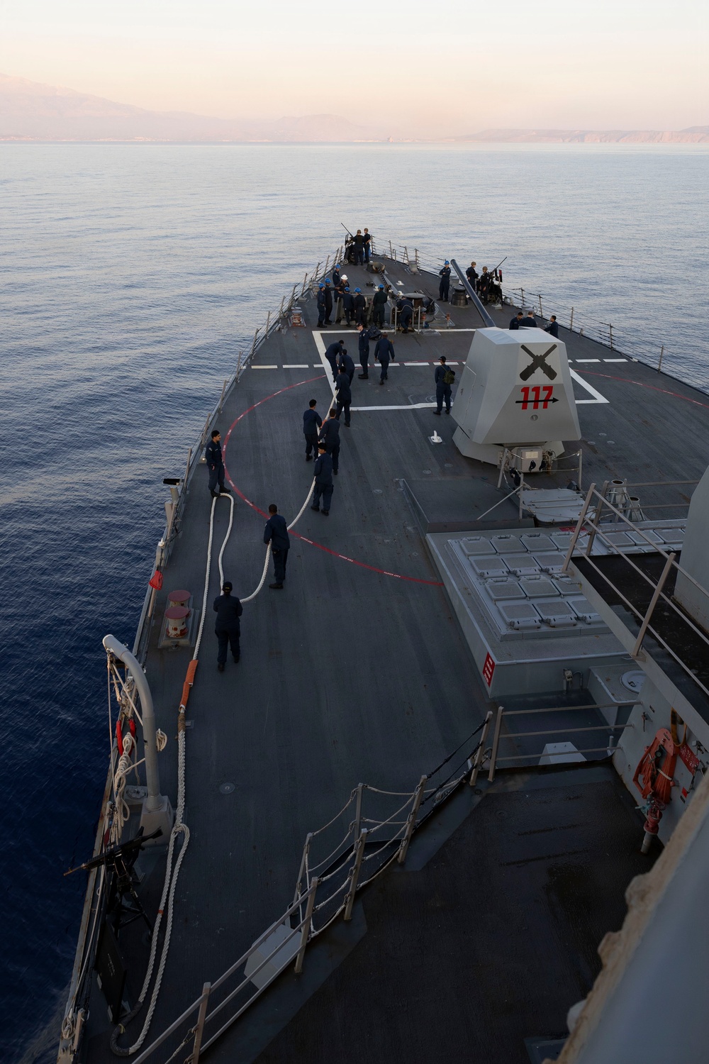 DDG 117 Pulls Into Souda Bay