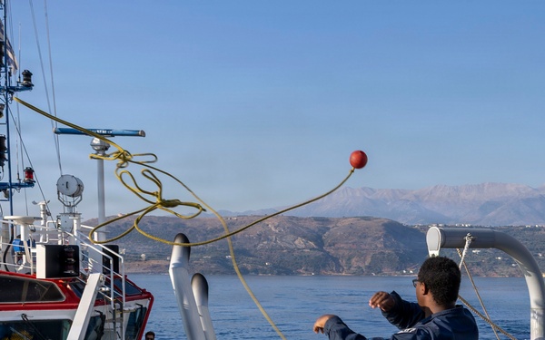 DDG 117 Pulls Into Souda Bay