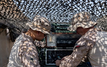 11th MEU Marines, Conduct A Functions Check On A Mobile Network System