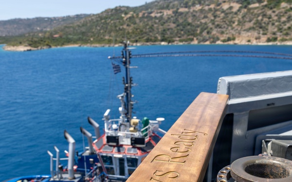 DDG 117 Pulls Out Of Souda Bay