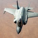KC-135 refuels F-35s for CENTCOM security