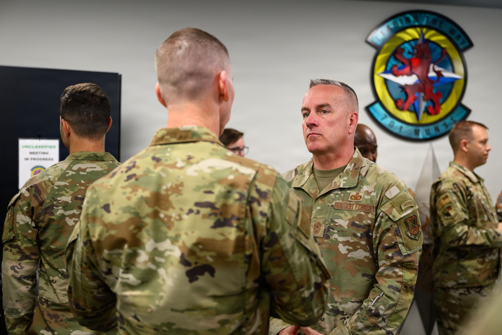 CMSAF visits 701st Munitions Support Squadron at Kleine Brogel Air Base, Belgium