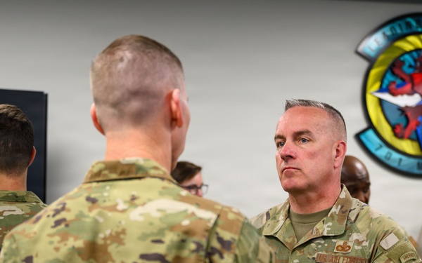 CMSAF visits 701st Munitions Support Squadron at Kleine Brogel Air Base, Belgium