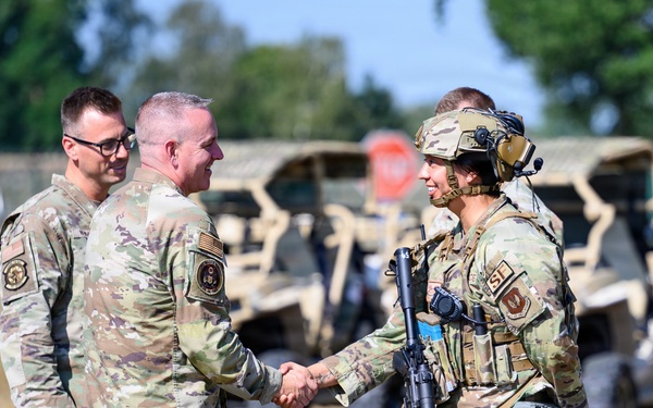 CMSAF visits 701st Munitions Support Squadron at Kleine Brogel Air Base, Belgium