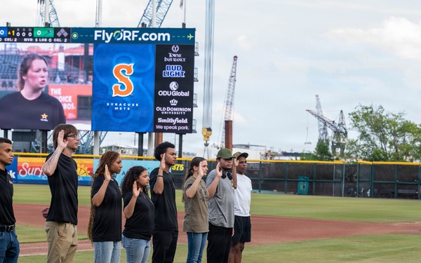 U.S. Army Appreciation Night at Norfolk Tides