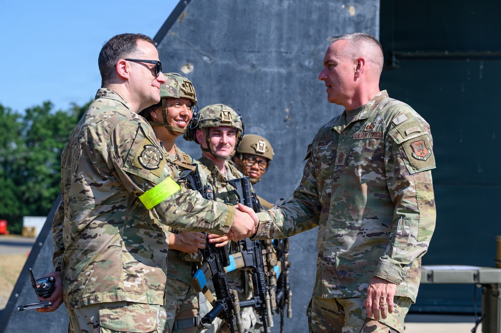 CMSAF visits 701st Munitions Support Squadron at Kleine Brogel Air Base, Belgium