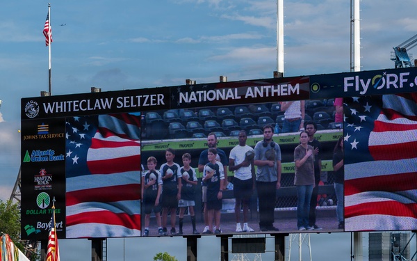 U.S. Army Appreciation Night at Norfolk Tides