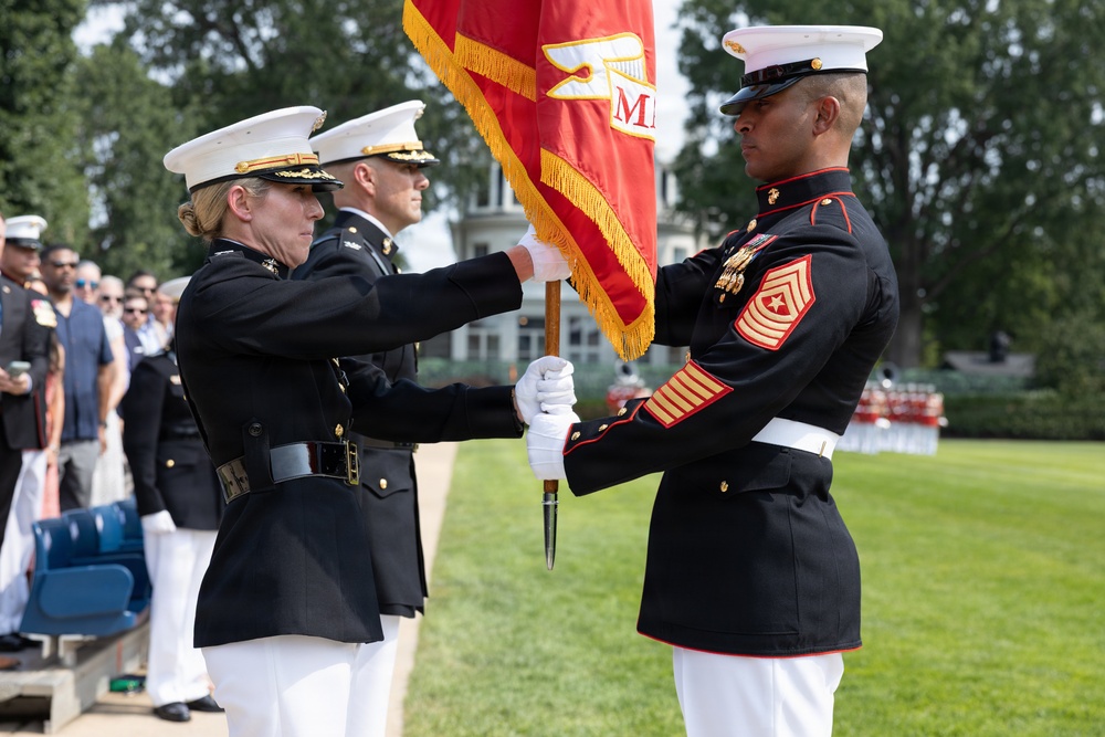 Marine Barracks Washington Change of Command