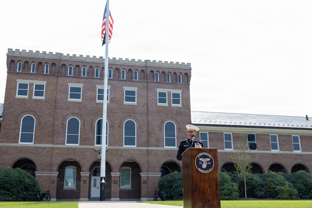 Marine Barracks Washington Change of Command