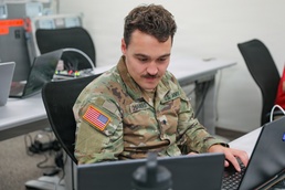 Specialist Represents NCNG during Cyber Shield 2026