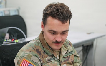Specialist Represents NCNG during Cyber Shield 2026