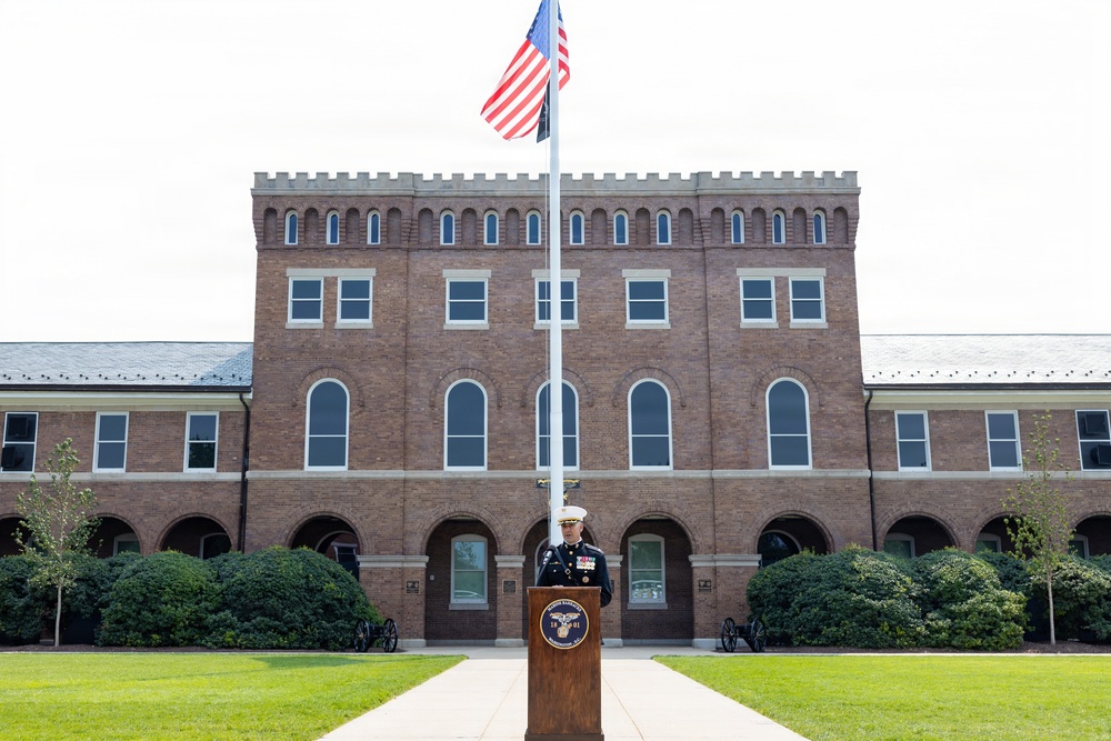 Marine Barracks Washington Change of Command