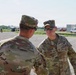 Iowa National Guard adjutant general greets Soldier