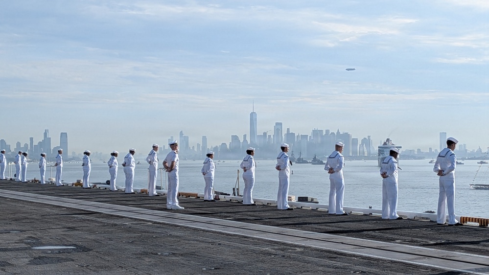 Nimitz Sailors Man the Rails for INR250