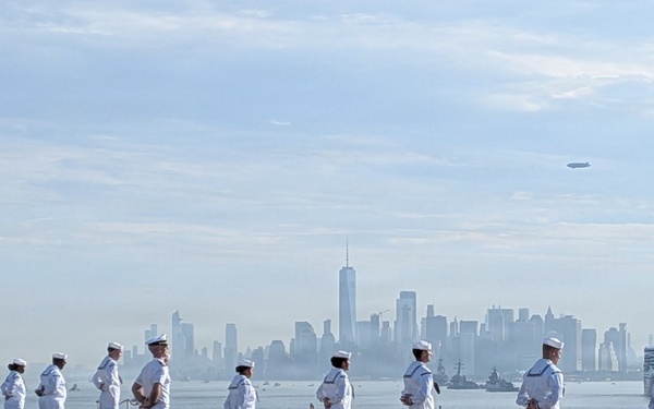 Nimitz Sailors Man the Rails for INR250