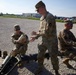 Iowa National Guard soldiers prepare ceremonial artillery salute