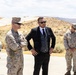 Major General Mark Clingan, commanding general MCLB Yermo Annex visit