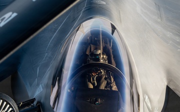 KC-135 refuels F-35Cs providing joint support