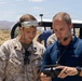 Major General Mark Clingan, commanding general MCLB Yermo Annex visit