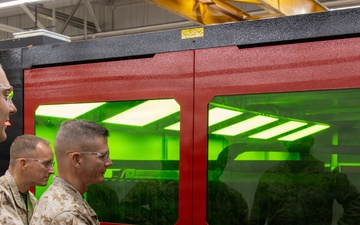 Major General Mark Clingan, commanding general visit