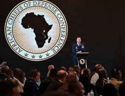 USAFRICOM Commander General Dagvin Anderson provides remarks on the importance of enduring strategic security alliances