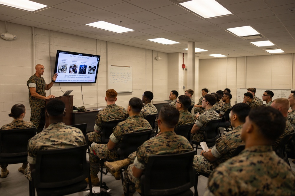 2nd Marine Logistics Group hosts Noncommissioned Officer Ethics Course