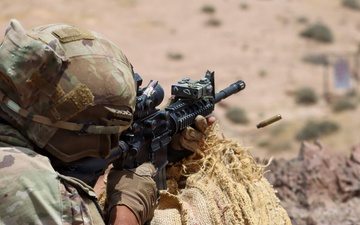 U.S. Army Soldiers Conduct Operations in the Middle East