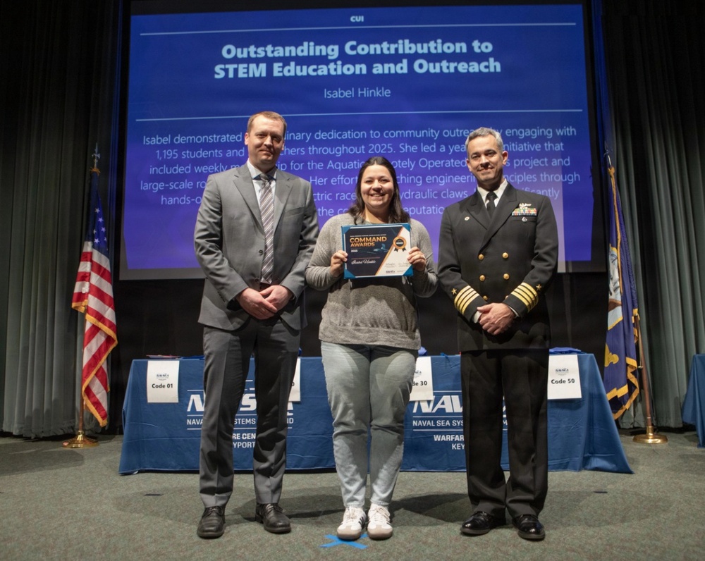 NUWC Division, Keyport computer scientist honored with ‘STEM Education and Outreach’ Command Award
