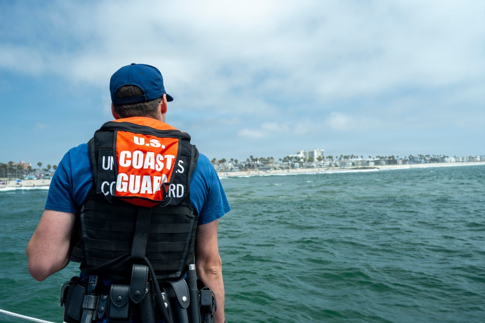 Coast Guard Station Los Angeles-Long Beach conducts safety zone patrol for FIFA World Cup 26 fan fest