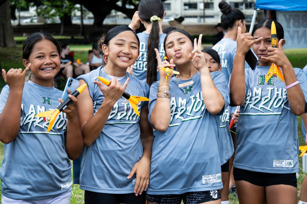 94th Army Air and Missile Defense Command Soldiers conduct Army Day for Youth Impact Program kids