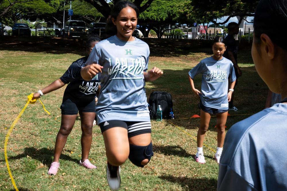 94th Army Air and Missile Defense Command Soldiers conduct Army Day for Youth Impact Program kids